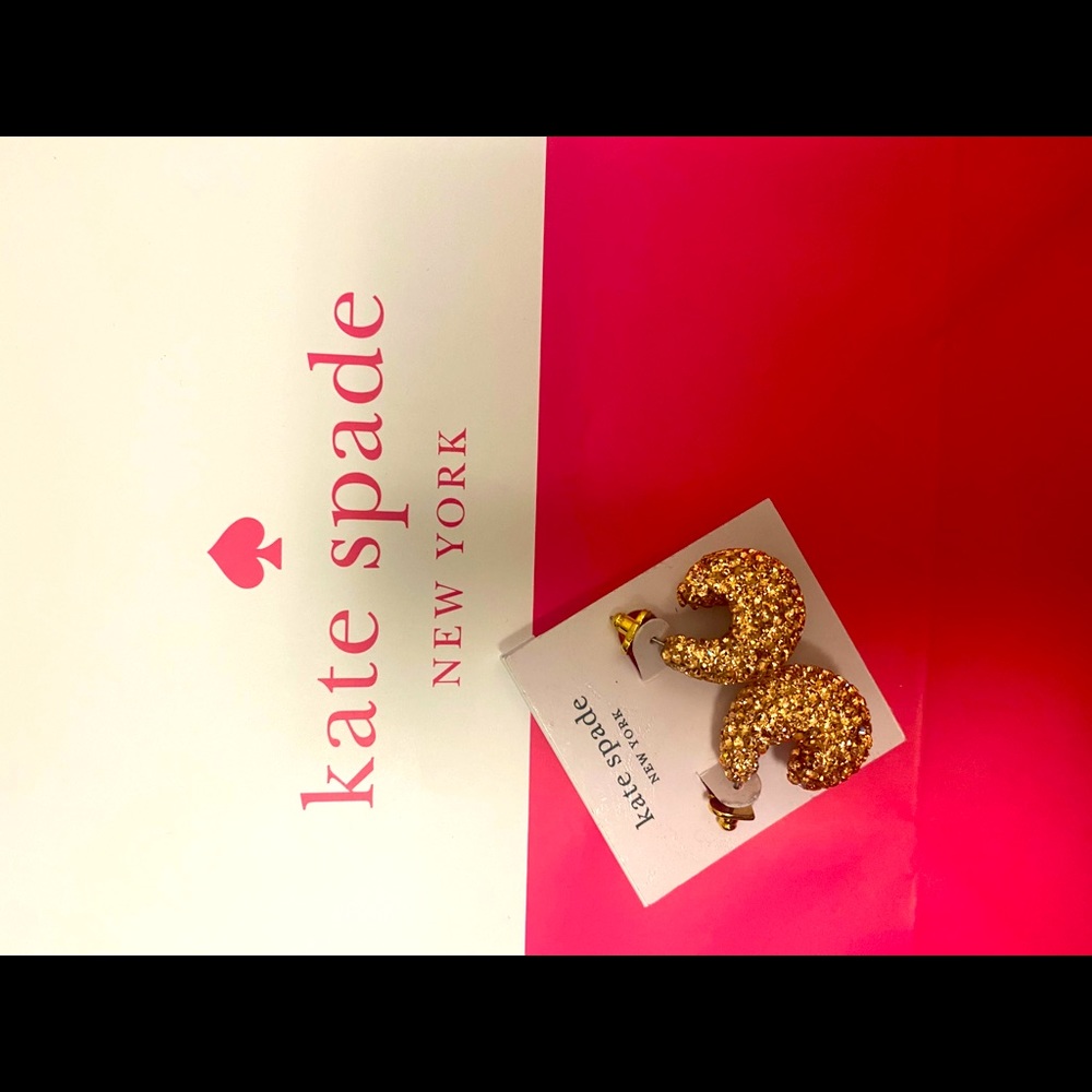 Brand New Rose Gold Hoops Earrings